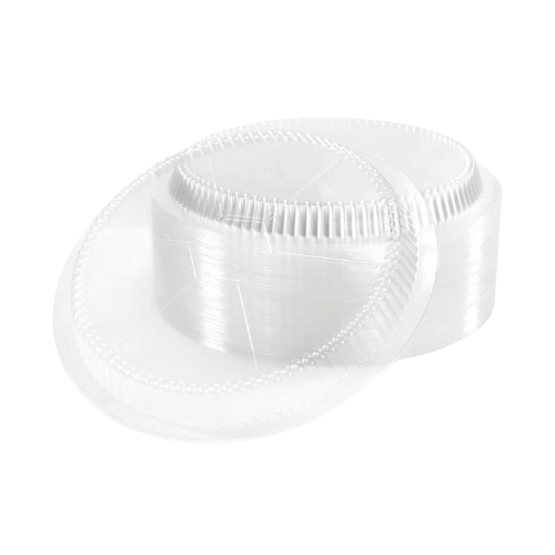 DOME LIDS 9" PLASTIC 500CT